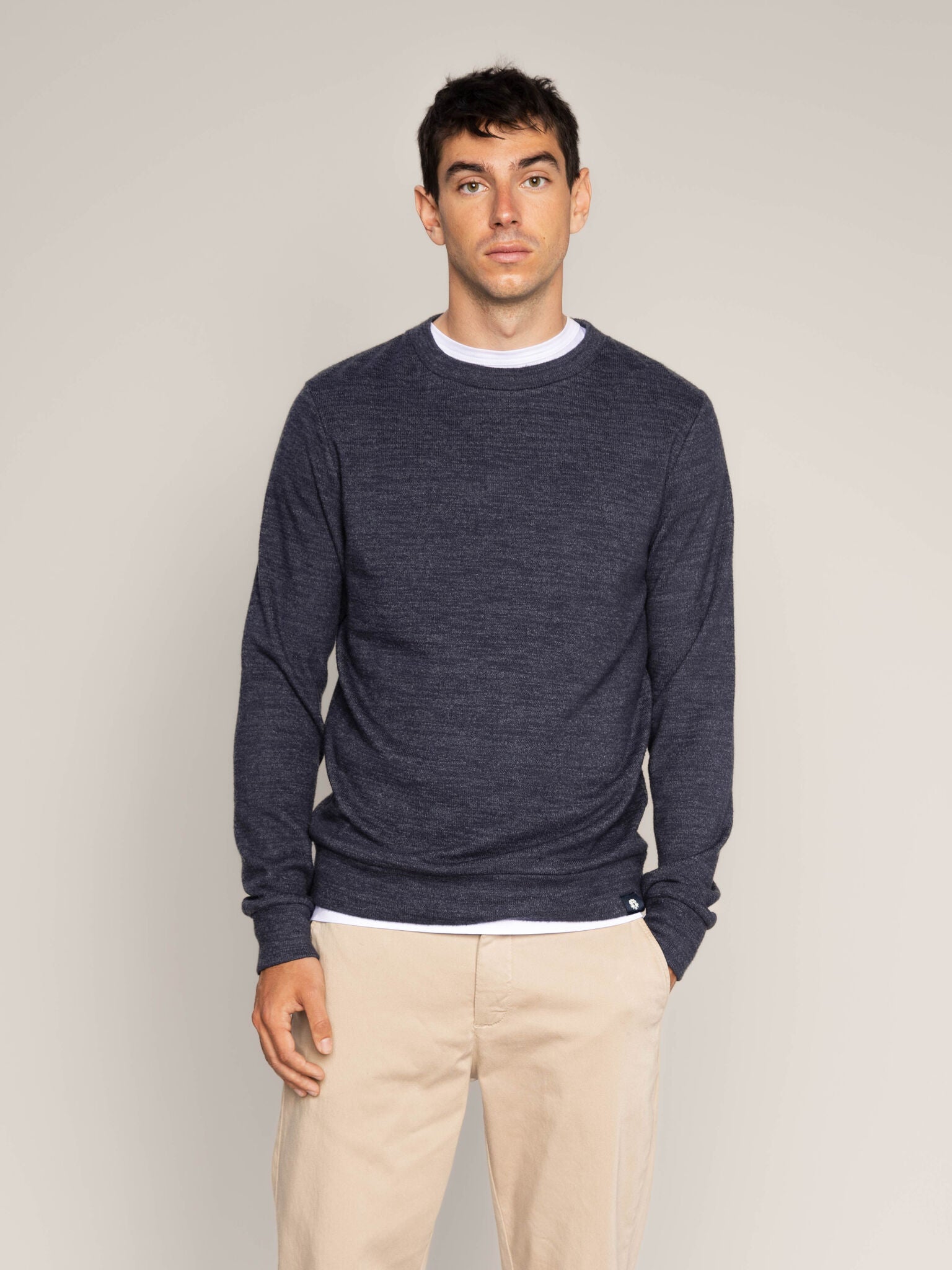 Modelshot / Navy Melange / Detail